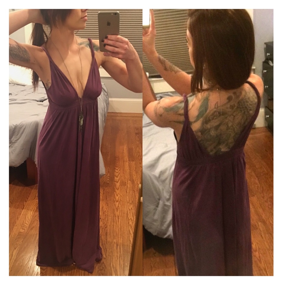 Gypsy 05 Plum/Purple Maxi Dress